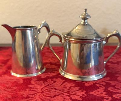 Silver Sugar And Creamer Set - Gerhardi & Co 1708