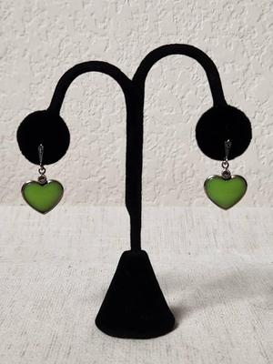 .925 Silver & Blister Pearl Heart Shaped Earrings