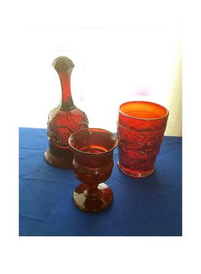 Ruby Red Glass 