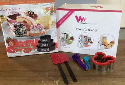 Springform Cake Pan Set And WonderVegSlicer