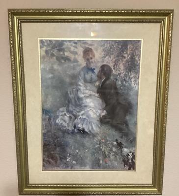 The Lovers Frame Print A. Renoir