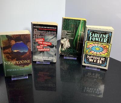 Night Zone, The Bodyguard  Story, Charlotte Vale Allen, Earlene Fowler Spider Web