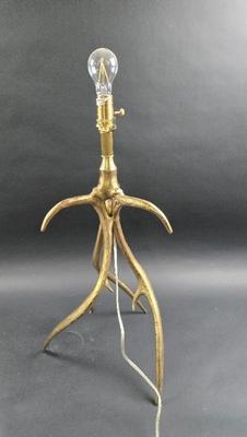 antler lamp