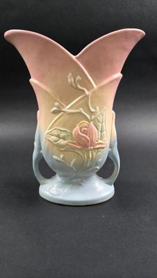 Hull Art Pottery Magnolia 10.5 In Vase