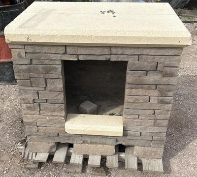 Outdoor Stone Fireplaces