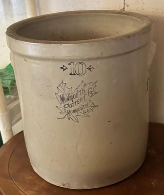 10 Gallon Stoneware Crock