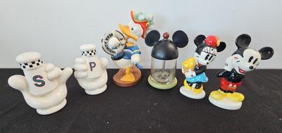 DISNEY TABLEWARE-SALT & PEPPER SHAKERS, PLATZGRAFF AND MORE