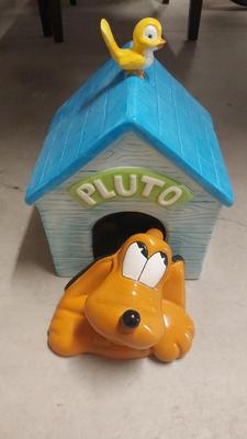 TREASURE CRAFT PLUTO DOG HOUSE COOKIE JAR