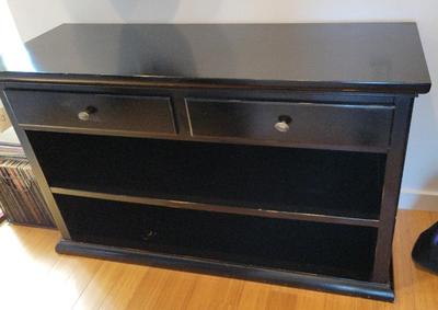 DARK WOOD CREDENZA 