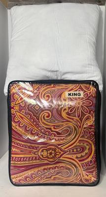 Style & Co 2 Sided Quilt (Full), 4 Pillow Shams, Throw Pillow & Sonoma Twin Sheet Set