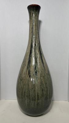 Glazed Ceramic Large Scale Decorative Floor Vase