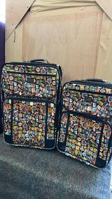  Sydney Love Vintage Hotel Spinner Carry-On Suitcase Set