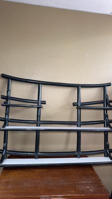 Pagoda Bamboo Style Bombay Wall Display Shelf