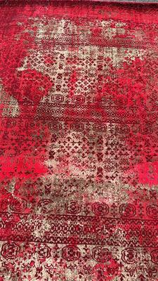Karma Collection Nourism Deep Red Large Area Rug
