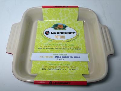 Le Creuset Stoneware 5" Square Baking Dish, New 