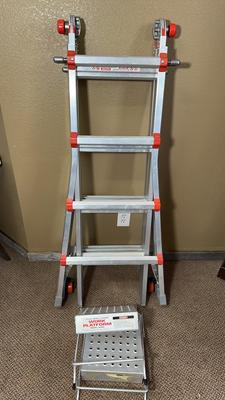 Little Giant Ladder System With Work Platform