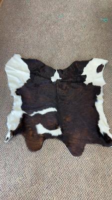 Rodeo Brown Authentic Small Cowhide Rug