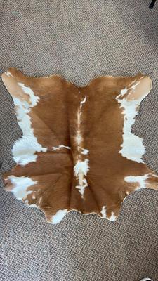 Small Brindle Authentic Cowhide Rug