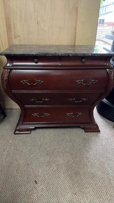 Authentic Bombay Marble Top Chest