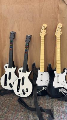 Fender & Gibson Guitar Hero Guitars