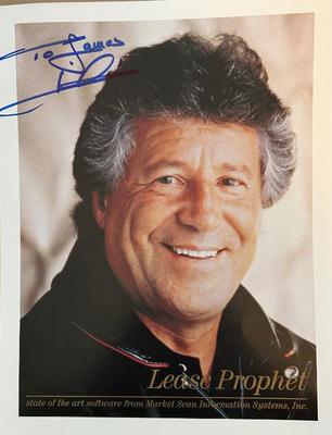 Mario Andretti Signed photo