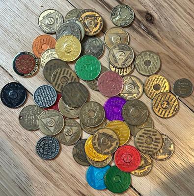 AA Sobriety Coins