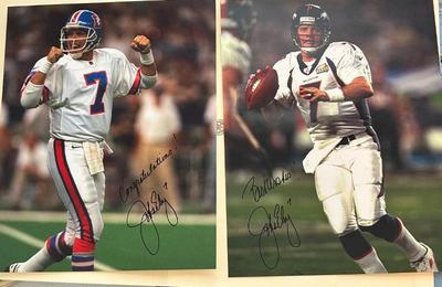 John Elway  Signed Photos