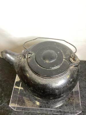  Black Cast Iron Kettle Number 8 