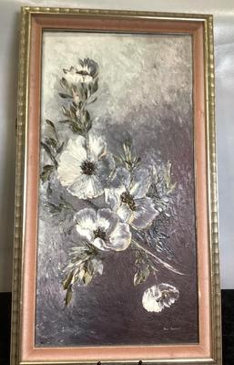 Textured Floral Painting 