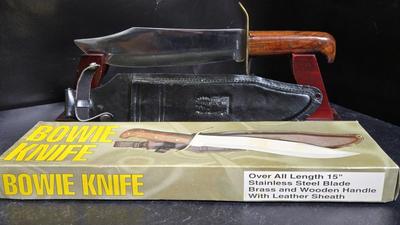 Old Bud K Bowie Knife