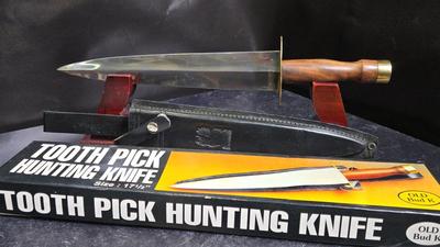 Old Bud K Toothpick Hunting Knife