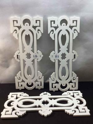 Three decor wood like wall mount frames