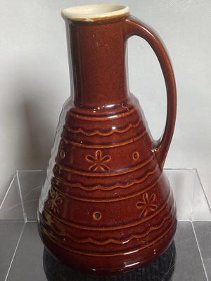 Marcrest Daisy Dot Stoneware Carafe Pitcher 