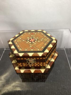 Octagon Lacquer Box