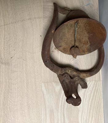 Cast Iron Ranch Farm Longhorn Bull Steer Cow Dinner Bell 