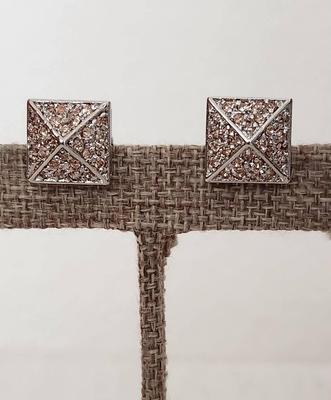 .925 Silver And Honey Topaz  Earrings 