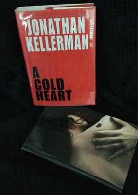 Signed first edition jonathan kellerman a cold heart' book