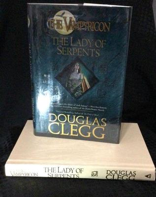Signed first edition douglas clegg the lady of serpents' book