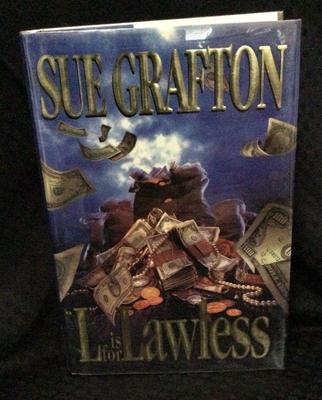 Signed first edition sue grafton 'l' is for lawless' book