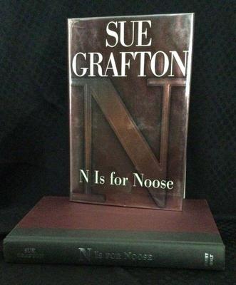 Signed first edition sue grafton 'n' is for noose' book