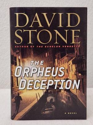 Signed copy the orpheous deception a novel by david stone