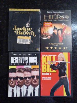 Set of 4 quinton tarentino dvd movies