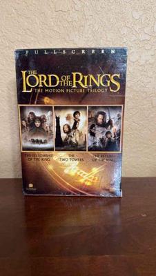 The lord of rings trilogy dvd new sealed)