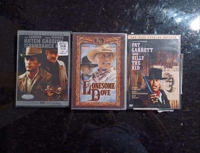 3 dvd western movie set