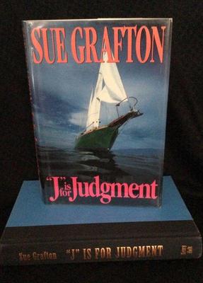 Signed first edition sue grafton 'j' is for judgement' book