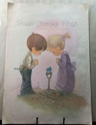 Precious moments prayer changes things'
