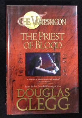 Signed, First Edition Douglas Clegg “The Priest Of Blood” Book