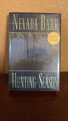 1st edition hunting season by nevada barr signed)