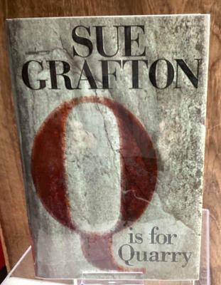 Signed by sue grafton 'q' is for quarry'