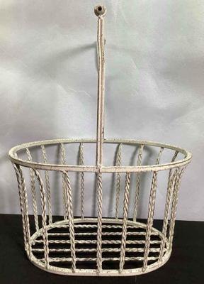 Large twisted wire basket